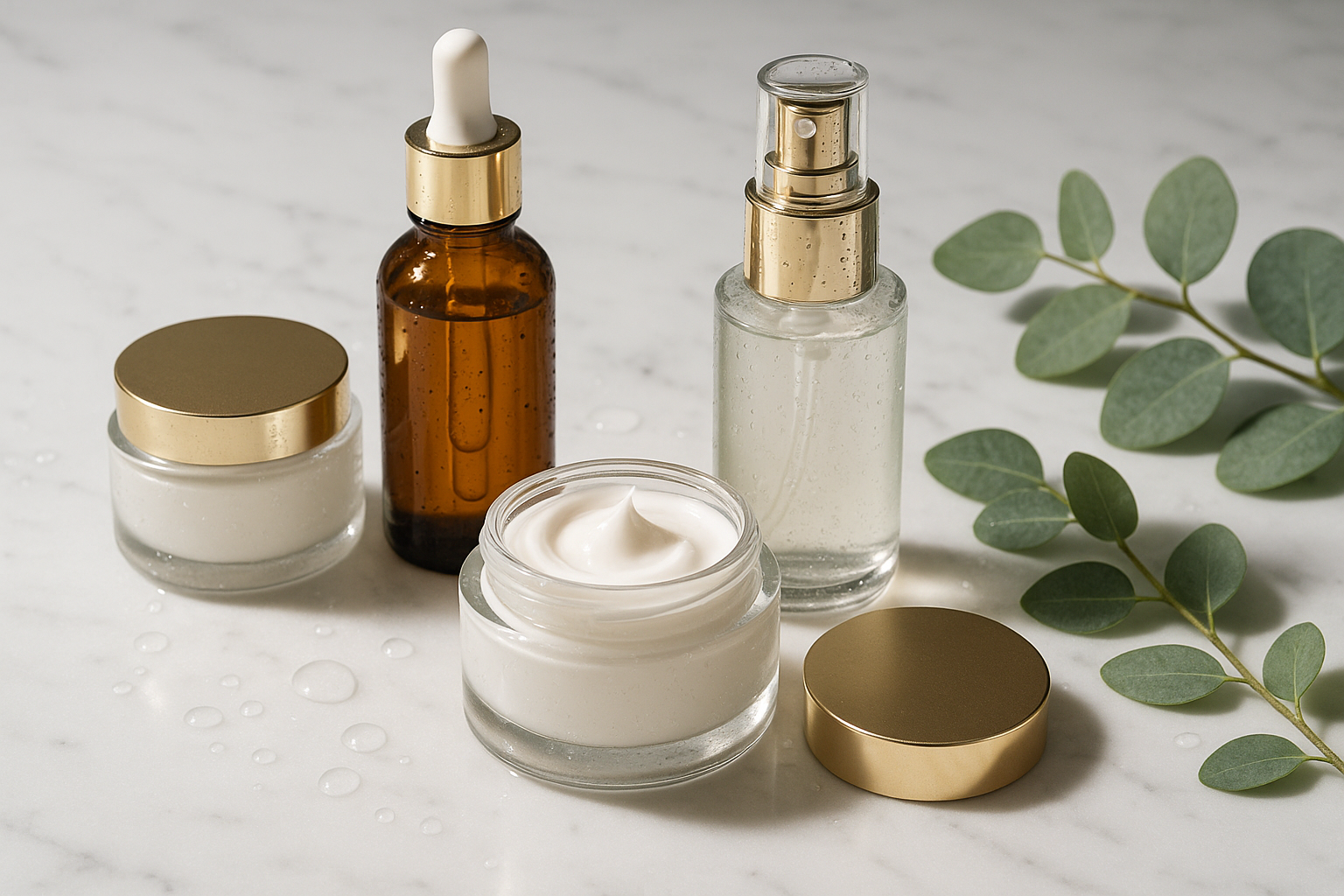 générer image ultra réaliste skincare