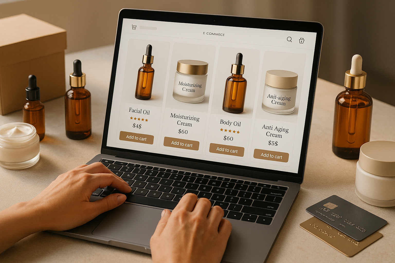 remplacer le maquillage par des huiles et des crèmes